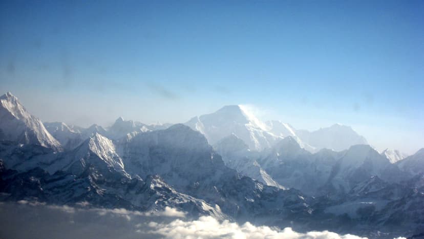 Mountain Flight over the Himalayas
