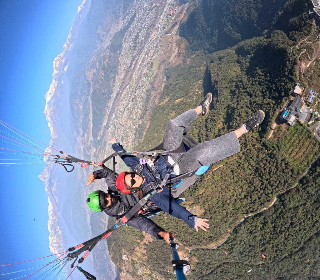 Tandem Paragliding in Pokhara