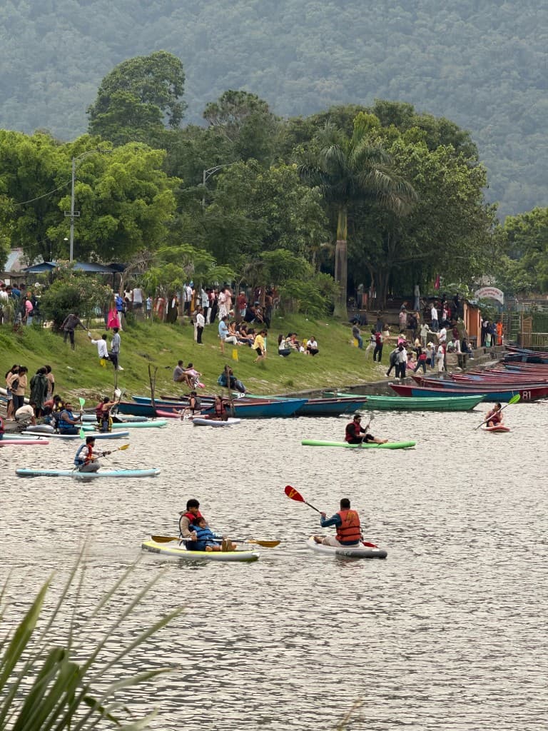 Stand-Up Paddleboarding on Phewa Lake