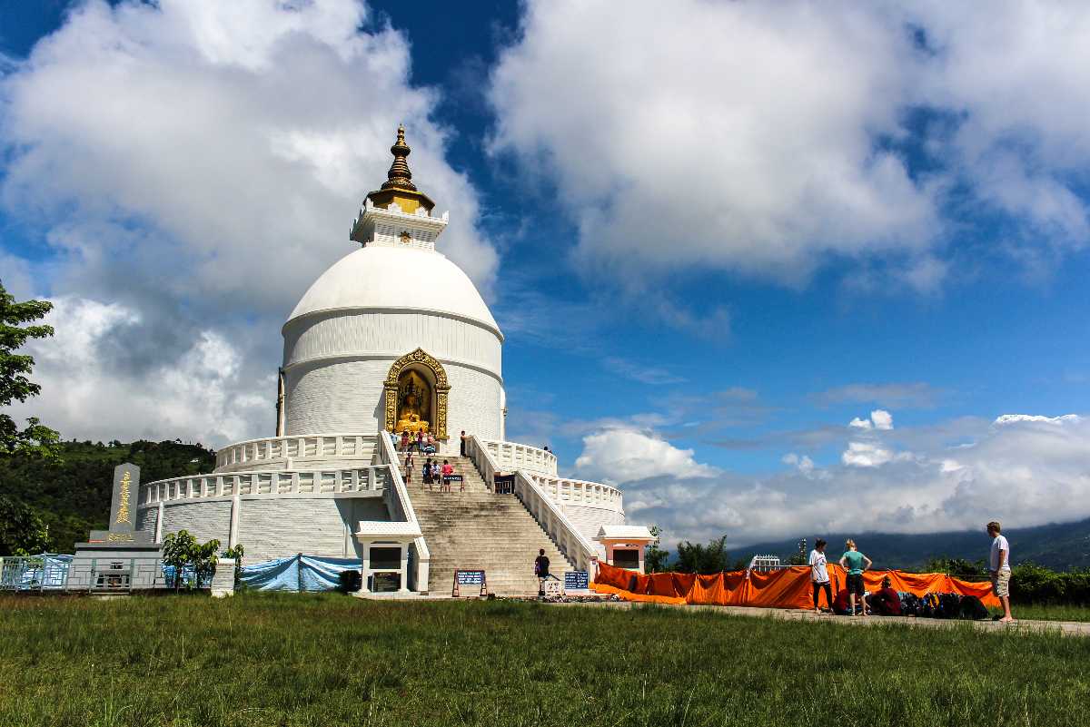 World Peace Pagoda above Phewa Lake — Pokhara sightseeing